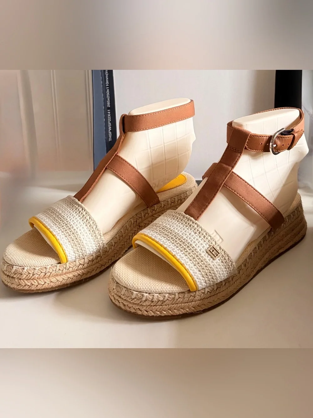 TOMMY - Crochet Platform Wedge Sandals